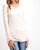 Cream Long Sleeve Rib Top