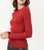 Basic Red Ribbed Top