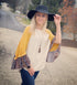 Mustard Raglan Top