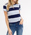 Wide Striped Skater Tee