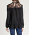 Just So Lady Black Blouse