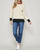 Cream Contrast Sweater