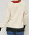 Cream Contrast Sweater