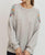 Embroidered Grey Sweatshirt